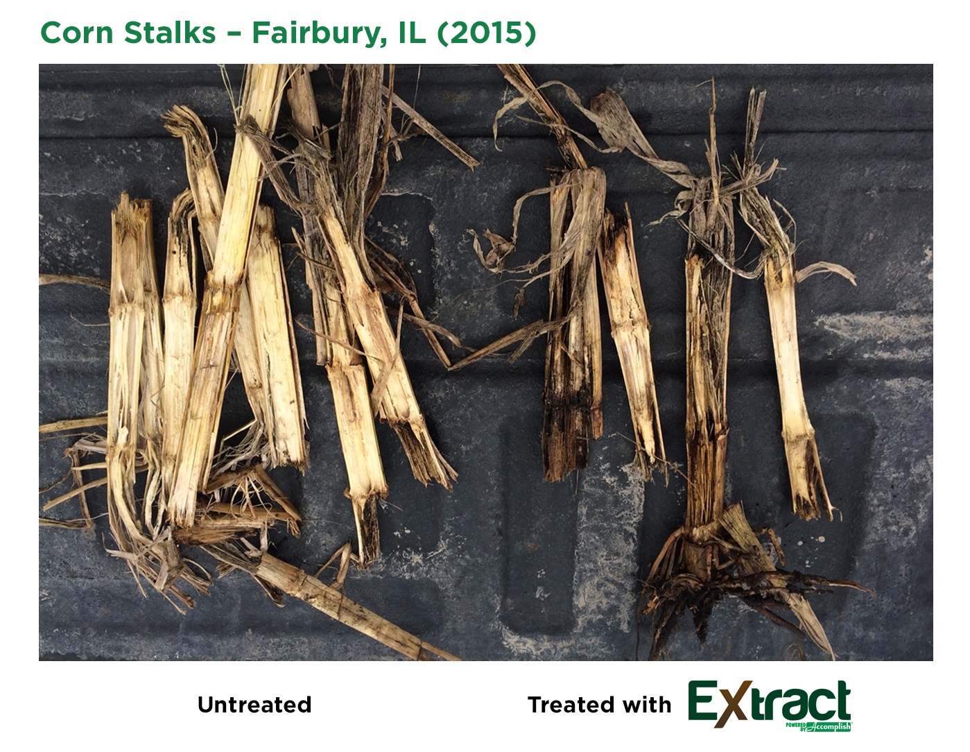 Residue Case Study: Extract PBA on Corn Stalks