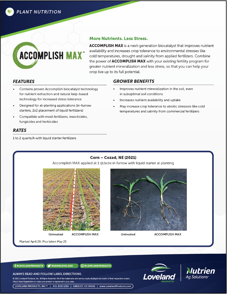 Accomplish MAX Corn Study (Nebraska)