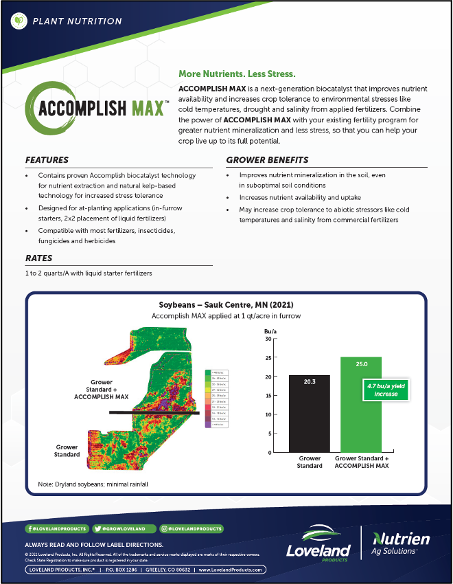 Accomplish Max Soybean Study