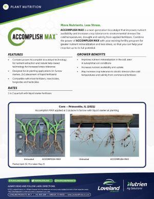 ACCOMPLISH MAX Corn Trial (Illinois)