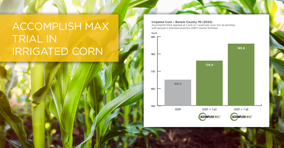 [Trial] Impressive Yield Results with ACCOMPLISH MAX in Irrigated Corn