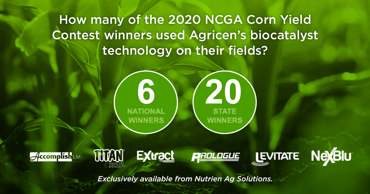 Agricen's Product Technology Part of Top Corn Growers' Wins