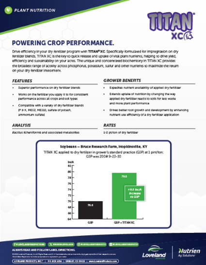 TITAN XC Soybean Trial (Kentucky)